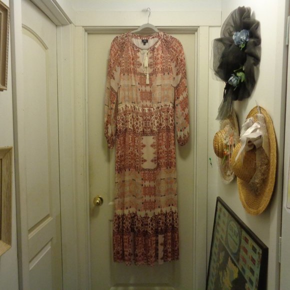 BOHO FESTIVAL HIPPIE MAXI LONG DRESS L - Picture 2 of 8